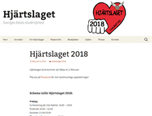 Tablet Screenshot of hjartslaget.se